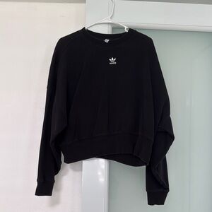 Adidas Black Oversized Sweatshirt